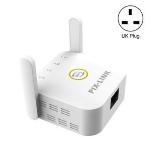PIX-LINK WR22 300Mbps Wifi Wireless Signal Amplification Enhancement Extender, Plug Type:UK Plug(White)