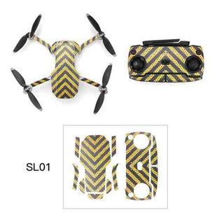 RCSTQ For DJI Mavic Mini Graffiti Style Color Pattern Drone Body & Controller Plastic Stickers(Arrow & Dot)