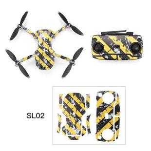 RCSTQ For DJI Mavic Mini Graffiti Style Color Pattern Drone Body & Controller Plastic Stickers(Twill)