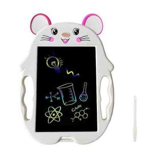 9 inch Children Cartoon Handwriting Board LCD Electronic Writing Board, Specification:Color  Screen(Cute Mouse White)