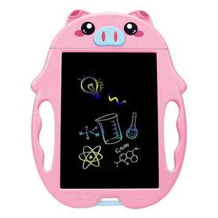 9 inch Children Cartoon Handwriting Board LCD Electronic Writing Board, Specification:Color  Screen(Pink Pig)