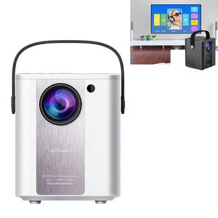 C500 Portable Mini LED Home HD Projector, Style:Same Screen Version(White)