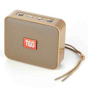 T&G TG166 Color Portable Wireless Bluetooth Small Speaker(Brown)