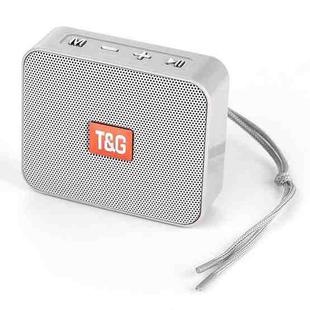 T&G TG166 Color Portable Wireless Bluetooth Small Speaker(Silver Gray)