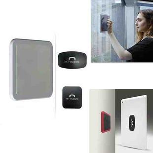 Wall-mounted iPad Magnetic Adsorption Universal Sticker Mobile Phone Wall Bracket(White A)