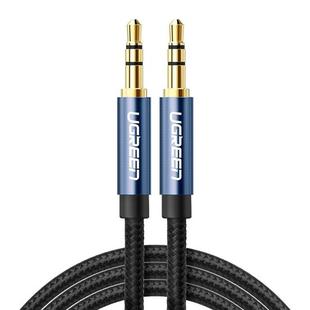 Ugreen AV112 Audio Cable 3.5mm Speaker Line Aux Cable, Length:0.5m(Blue)