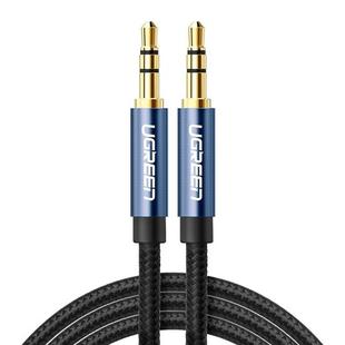 Ugreen AV112 Audio Cable 3.5mm Speaker Line Aux Cable, Length:1.5m(Blue)
