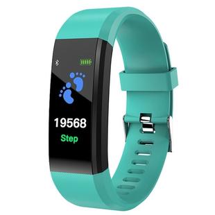 ID115 Plus Smart Bracelet Fitness Heart Rate Monitor Blood Pressure Pedometer Health Running Sports SmartWatch for IOS Android(blue)