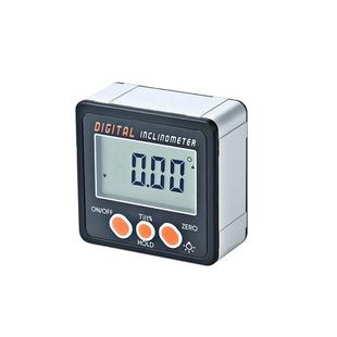 IP54 Precision Electronic Digital Display Inclinometer 4 x 90 Degree Protractor Angle Box