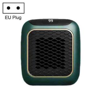 Home Portable Wall-mounted Small Air Heater, Specification:EU Plug(Green)