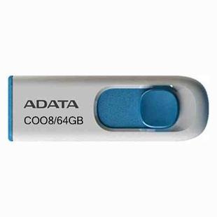 ADATA C008 Car Office Universal Usb2.0 U Disk, Capacity: 64GB(Blue)