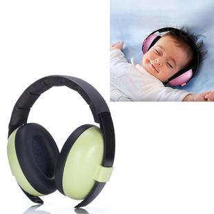 Children Soundproof Earmuffs Baby Noise-Proof Earmuffs(Green)