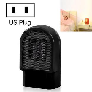 Dormitory Desktop Mini Heater, Plug Type:US Plug(Black)