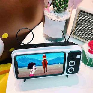 Q02 Retro Desktop Lazy Live TV Phone Holder for 4.7~6.2 inch Display Mobile Phone(Black)