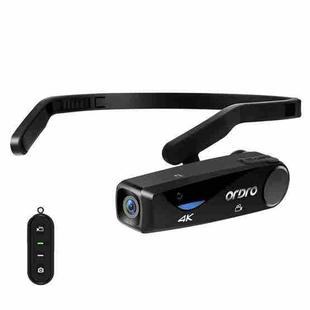 ORDRO EP6 Head-Mounted WIFI APP Live Video Smart Sports Camera With Remote Control(Black)