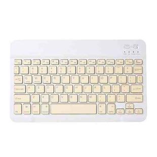 Universal Ultra-Thin Portable Bluetooth Keyboard For Tablet Phones, Size:7 inch(Yellow Beyboard)