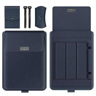 A2 4 in 1 Computer Bracket Liner Bag Storage Bag, Size:15 inch(Dark Blue)