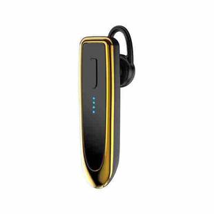 K23 Bluetooth 5.0 Business Wireless Bluetooth Headset, Style:Caller ID(Black And Gold)