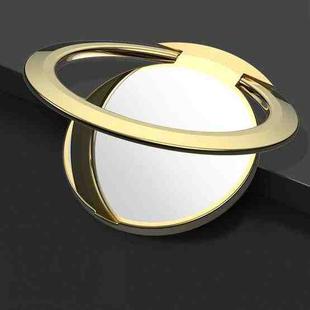 10 PCS Mobile Phone Ring Holder Creative Metal Ring Buckle Holder(Gold)