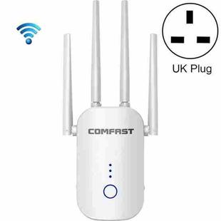 COMFAST CF-WR758AC Dual Frequency 1200Mbps Wireless Repeater 5.8G WIFI Signal Amplifier, UK Plug