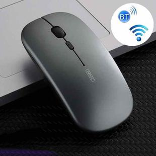 Inphic PM1 Office Mute Wireless Laptop Mouse, Style:Bluetooth(Metallic Gray)