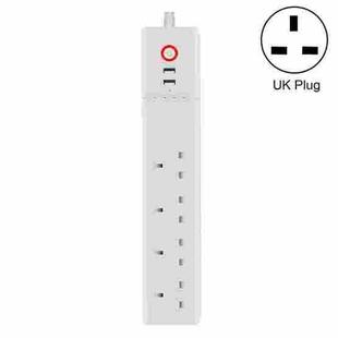 Home Office Wifi Mobile Phone Remote Control Timer Switch Voice Control Power Strip, Line length: 1.5m(UK Plug)