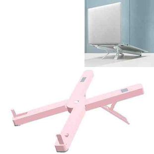 D27 Laptop Stand Bracket Desktop Increase Heat Dissipation Base Lift Tablet Stand(Pink)