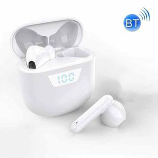T88 TWS Binaural Digital Display Noise Canceling Headset Wireless Bluetooth Headset(White)