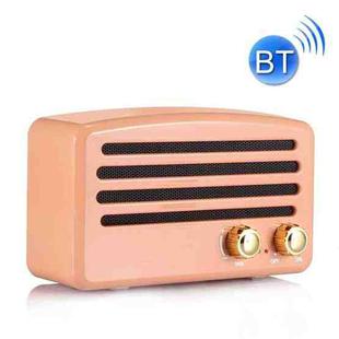 T5 Retro Gramophone Bluetooth Speaker Portable Wireless Outdoor Mini Speaker(Pink)