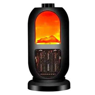 Winter Home And Office Dual-Use Mini Heater Quick-Heating Electric Heater, CN Plug(Black)