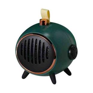 200W Mini Desktop Air Heater Plasma Purification Heater Little Sun,CN Plug(Dark Green)