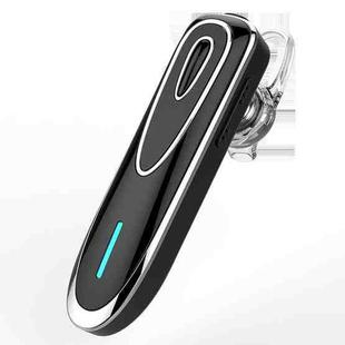 F03 Single Ear Voice Control Ultra-Long Standby Stereo Hanging Ear Wireless Bluetooth Headset(Black)