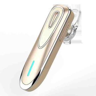 F03 Single Ear Voice Control Ultra-Long Standby Stereo Hanging Ear Wireless Bluetooth Headset(Tyrant Gold)