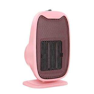 Home Small Heater Office Vertical Heater Student Dormitory Mini Silent Electric Heater, CN Plug(Pink)