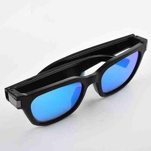 F002 Binaural Mini Smart Call Waterproof Bluetooth Glasses Earphone(Blue)