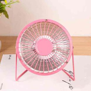 Household Heater Small Sun Electric Fan Mini Heater Desktop Heater, CN Plug, Colour: (Four Inches) Pink