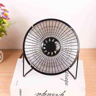 Household Heater Small Sun Electric Fan Mini Heater Desktop Heater, CN Plug, Colour: (Six Inches) Black