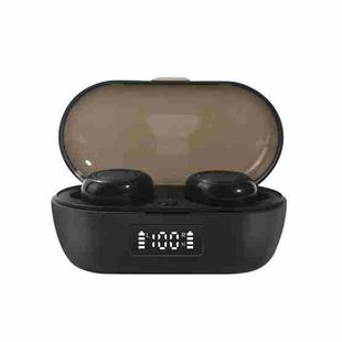S100 TWS Music Sports Intelligent Noise Cancelling Digital Display Touch Wireless Bluetooth Earphone(Black)