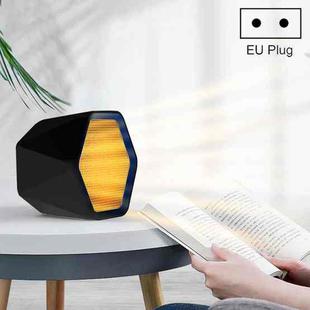 Mini Countertop Heater Leafless Heater Desktop Heater, Product specifications: 600W EU Plug(Black)