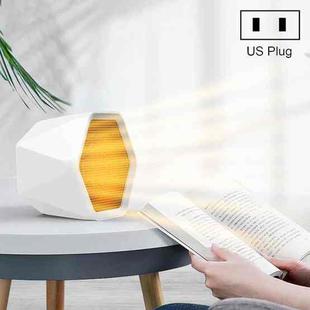Mini Countertop Heater Leafless Heater Desktop Heater, Product specifications: 1000W US Plug(White)