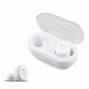 Y50 Sports Outdoor TWS Bluetooth 5.0 Touch Wireless Headphones(White)