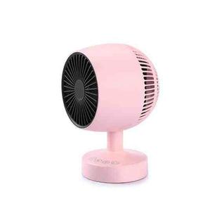 Home Desktop Vertical Heater Mini Small Mute Heating And Cooling Dual-Purpose Hot Fan, CN Plug(Pink)