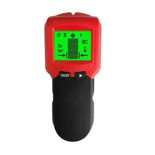 TH300 Handheld Wall Detector Magnetic Metal Detector Beam Column Wire Wood Detector(Red)