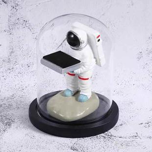 Watch Shelf Support Decorative Ornaments Watch Storage Box Display Stand, Item No.: Small Astronaut + Black Cover