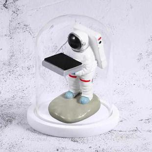 Watch Shelf Support Decorative Ornaments Watch Storage Box Display Stand, Item No.: Small Astronaut + White Cover