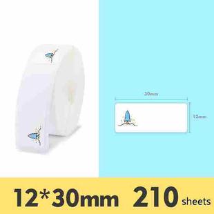 Thermal Label Paper Commodity Price Label Household Label Sticker for NIIMBOT D11(Rush Sky)