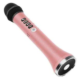 FM Radio Frequency Connection Car Home Entertainment Wireless Integrated Microphone Audio(Pink)