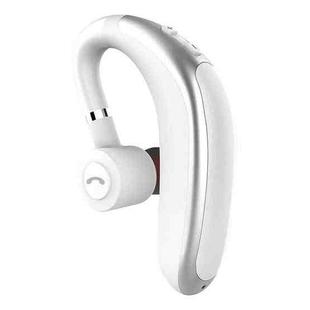 K20 Wireless Bluetooth Earphone 5.0 Car Ear-Mounted Headset Supports Long Standby & Battery Display & HD Call(White)