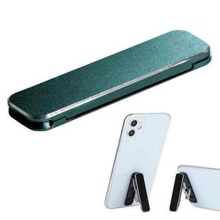 Aluminum Alloy Is Ultra-Thin Mobile Phone Lazy Bracket Multi-Angle Support Function Mini Ring Buckle Desktop Bracket(Dark Green)