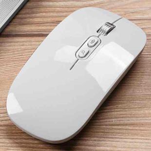 M103 1600DPI 5 Keys 2.4G Wireless Mouse Charging Ai Intelligent Voice Office Mouse, Support 28 Languages(White)